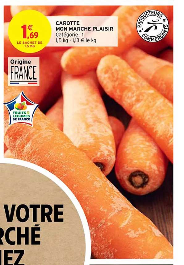 carotte mon marché plaisir