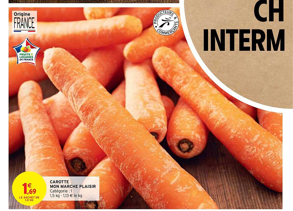 carotte mon marché plaisir