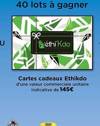 cartes cadeaux ethikdo