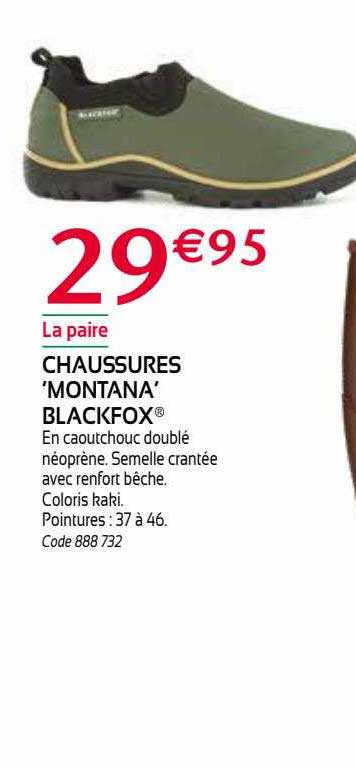 chaussures montana blackfox