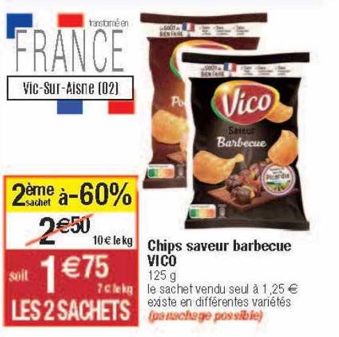 Chips Saveur Barbecue Vico