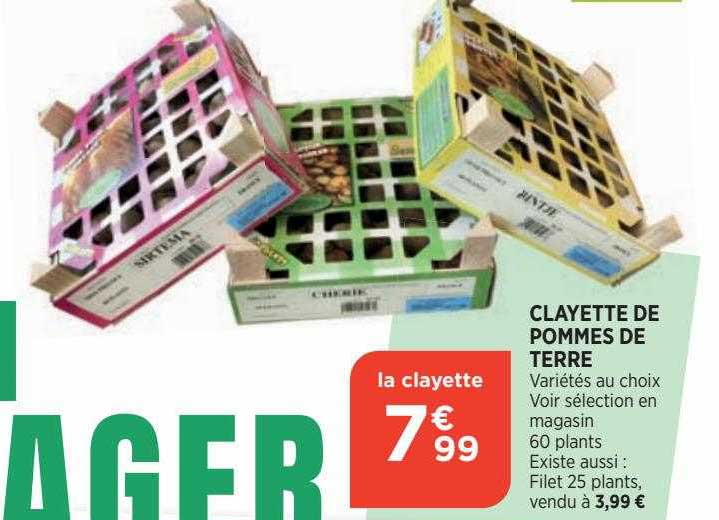 clayette de pommes de terre