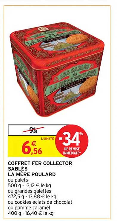 coffret fer collector sablés la mère poulard