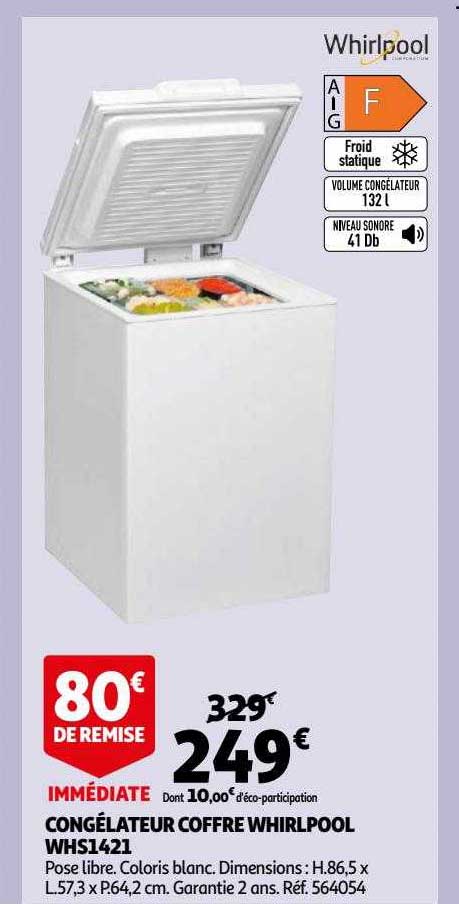 Congélateur Coffre Whirlpool Whs1421