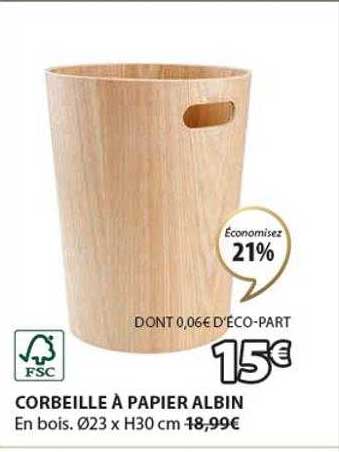 corbeille à papier albin