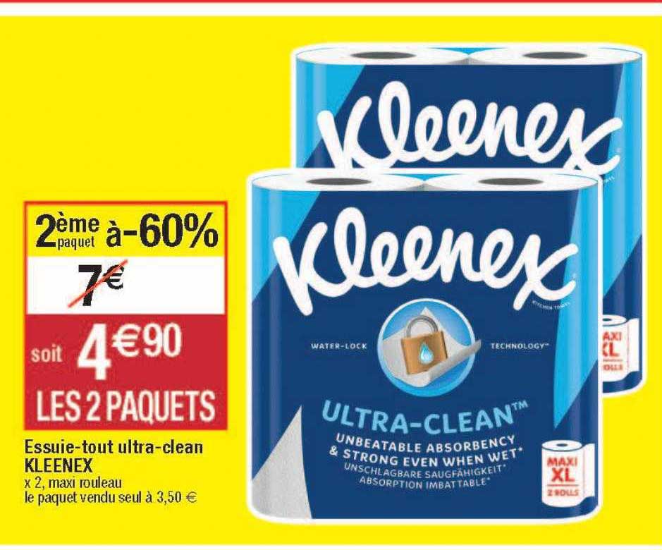 essuie-tout ultra-clean kleenex