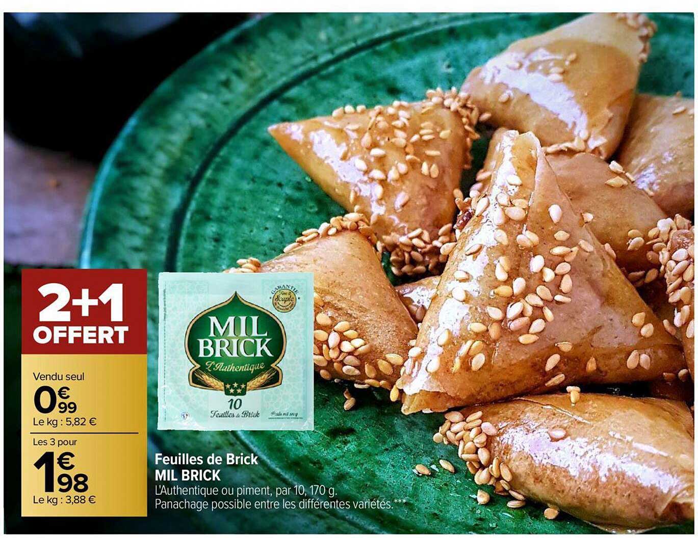 feuilles de brick mil brick