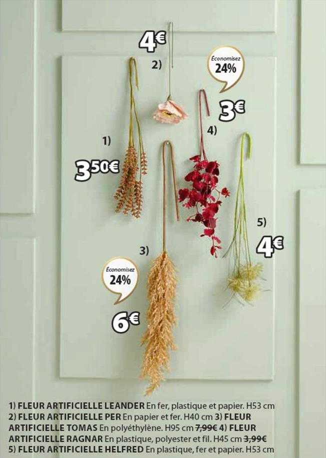 fleur artificielle leander, fleur artificielle per, fleur artificielle tomas, fleur artificielle ragnar, fleur artificielle helfred