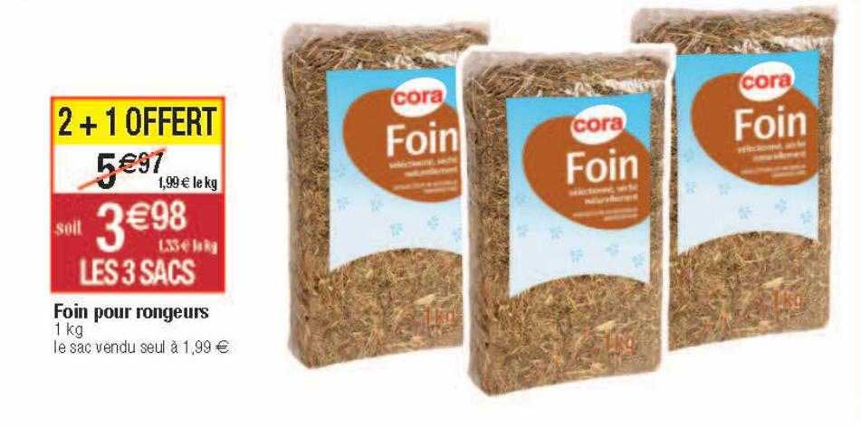 foin pour rongeurs cora