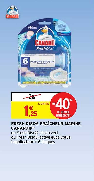 fresh disc fraîcheur marine canard