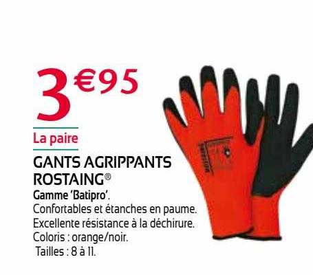 gants agrippants rostaing