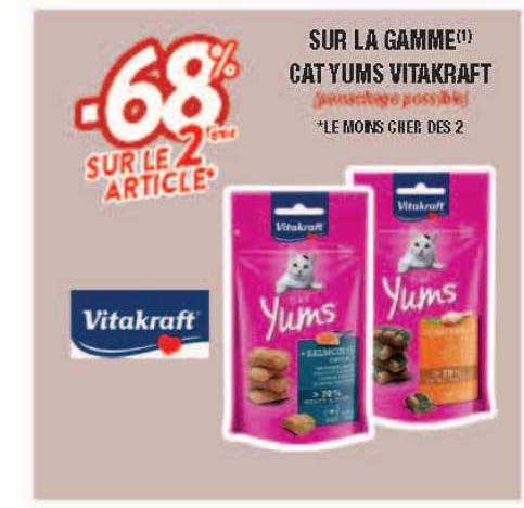 la gamme cat yums vitakraft