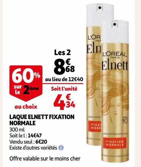 Laque Elnett Fixation Normale