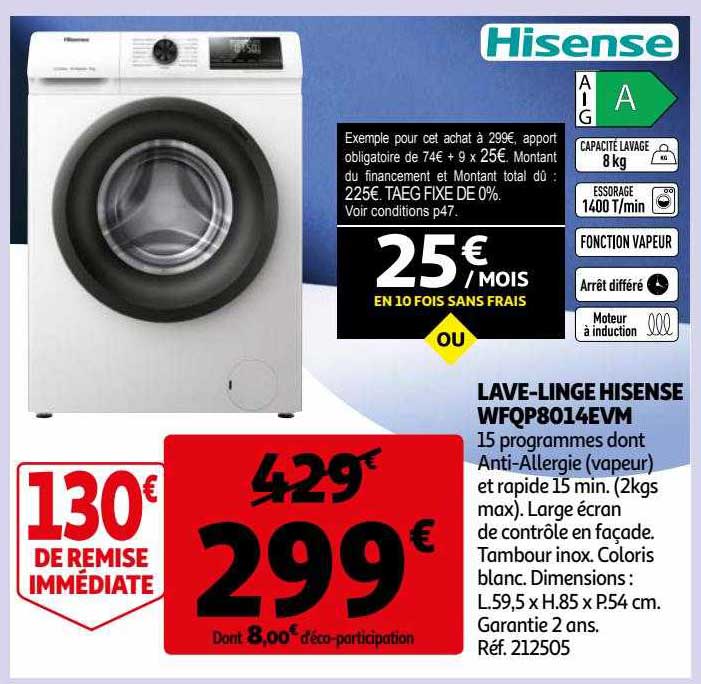 lave-linge hisense