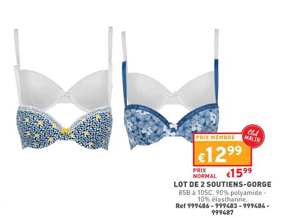 lot de 2 soutiens-gorge