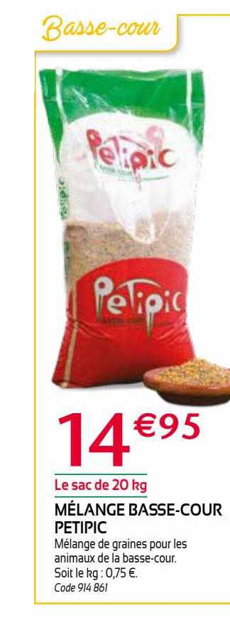 mélange basse-cour petipic