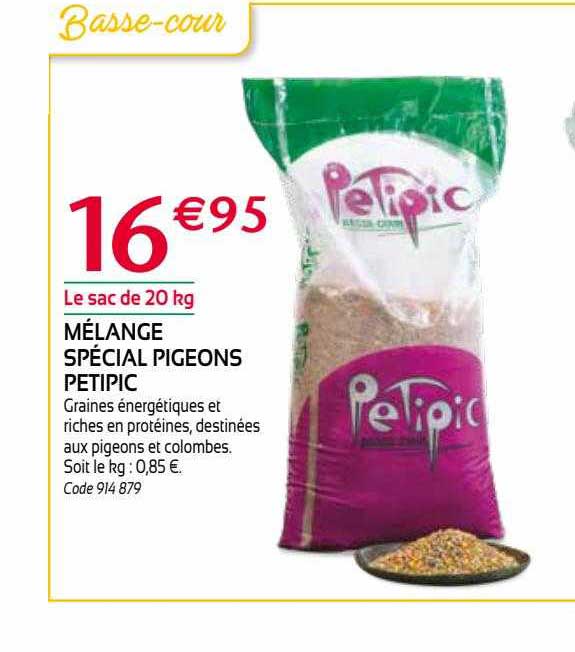 mélange spécial pigeons petipic