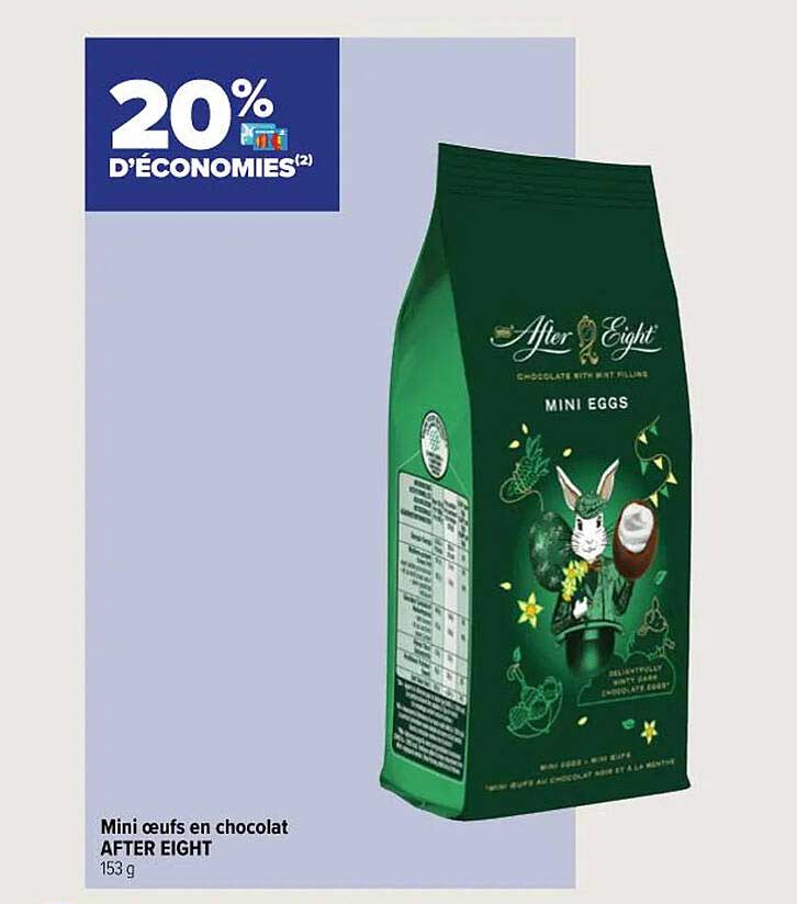 mini œufs en chocolat after eight