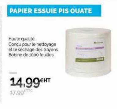 papier essuie pis ouate
