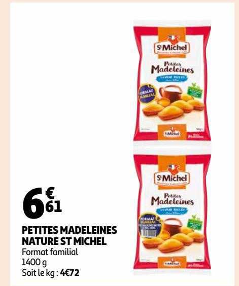 petites madeleines nature st michel