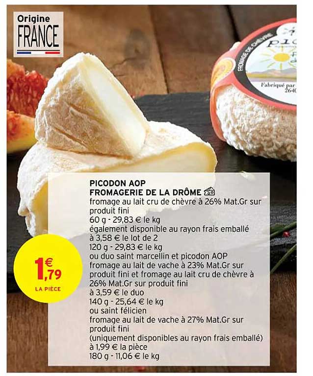 Picodon Aop Fromagerie De La Drôme