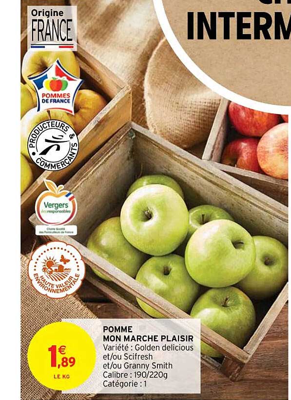 Pomme Mon Marché Plaisir
