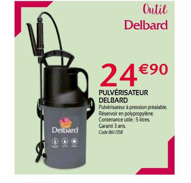 pulvérisateur delbard