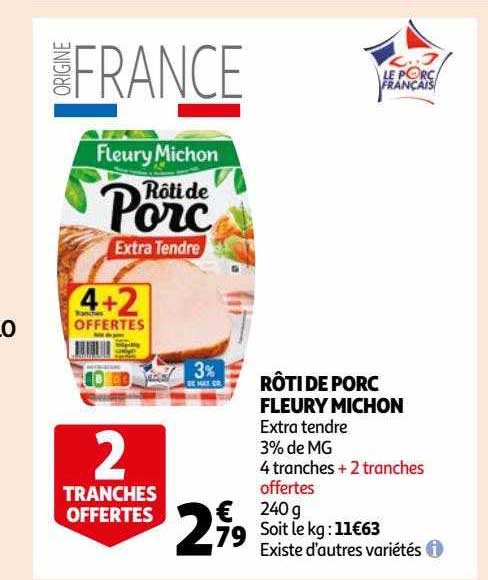 rôti de porc fleury michon