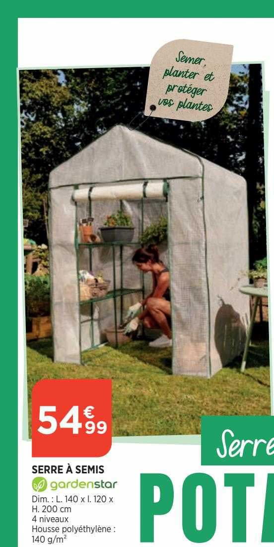 serre à semis gardenstar