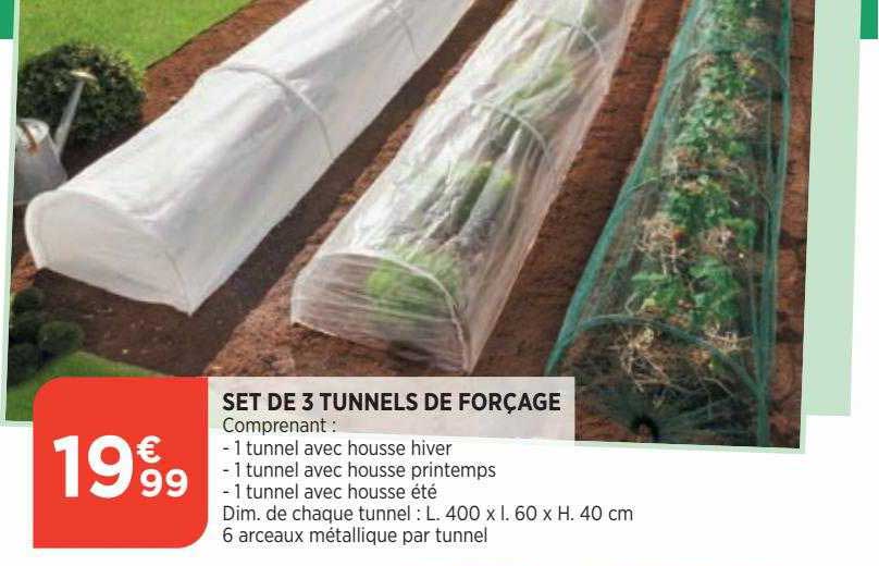 Set De 3 Tunnels De Forçage