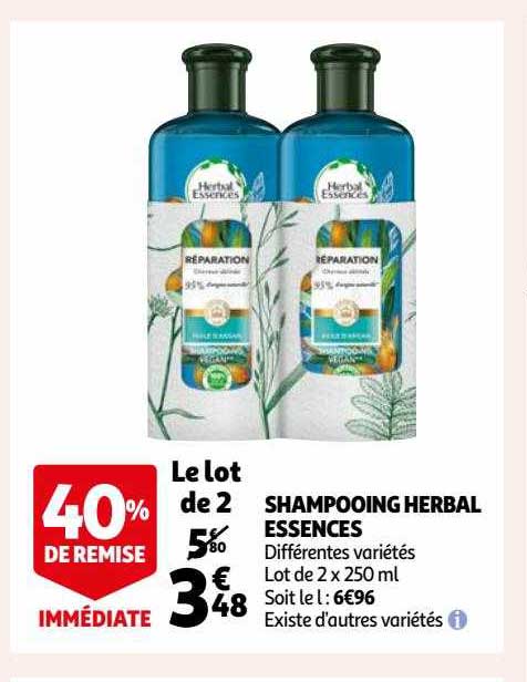 shampooing herbal essences
