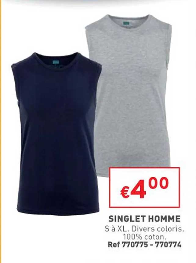 singlet homme