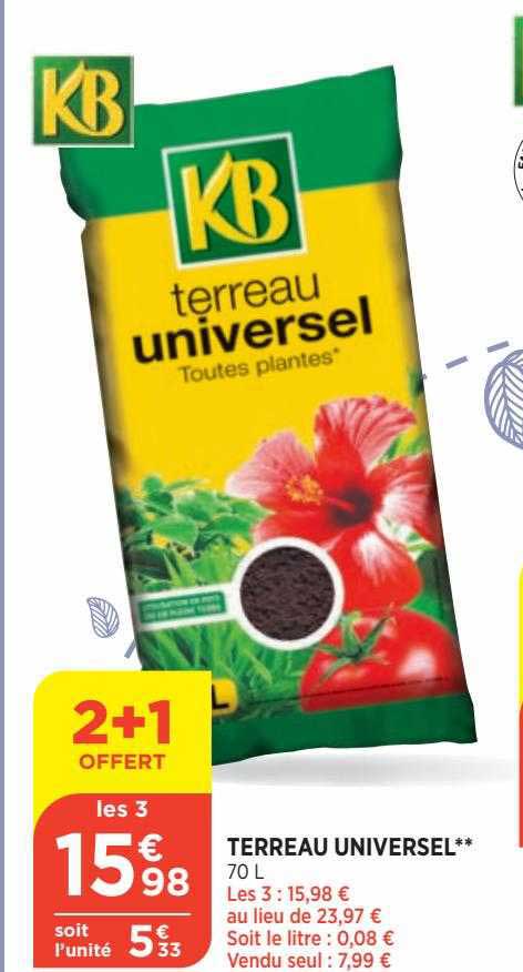 Terreau Universel Kb
