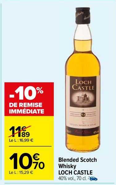blended scotch whisky loch castle
