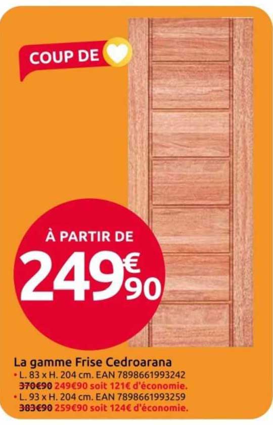 la gamme frise cedroarana