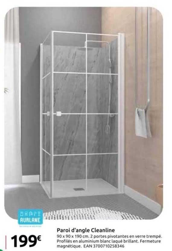 Paroi D'angle Cleanline