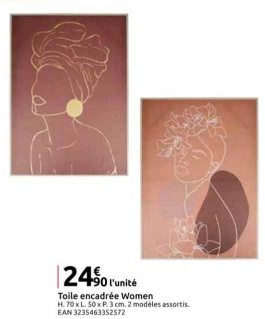 toile encadrée women