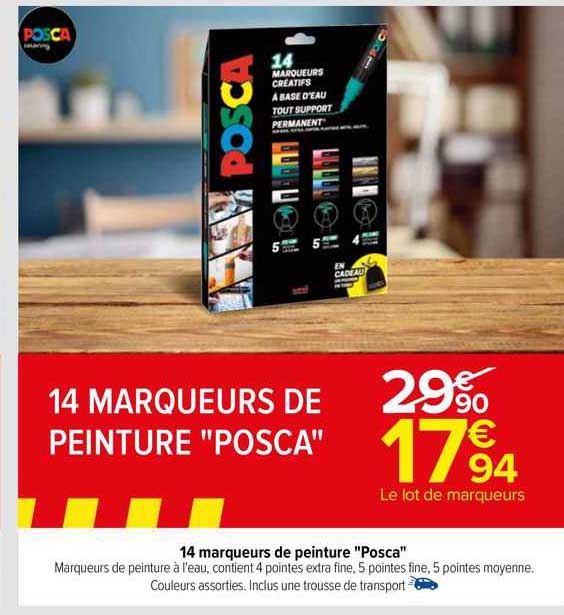 14 Marqueur De Peinture "posca"