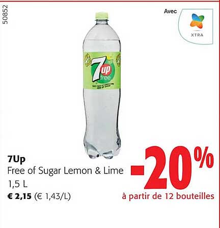 7up Free Of Sugar Lemon & Lime
