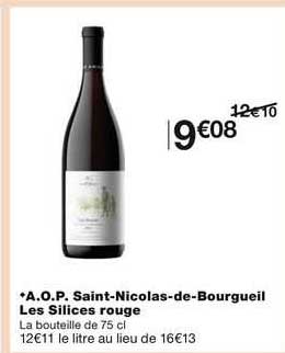 a.o.p. saint-nicolas-de-bourgeuil les silices rouge