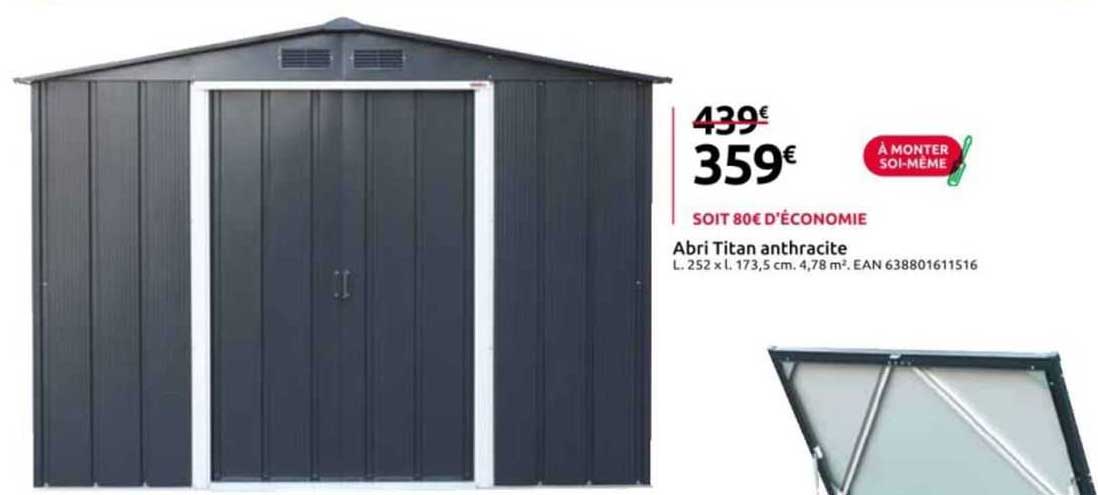 Abri Titan Anthracite