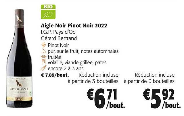 aigle noir pinot noir 2022