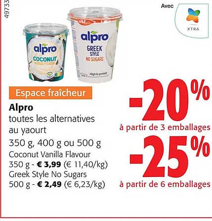 alpro toutes les alternatives au yaourt