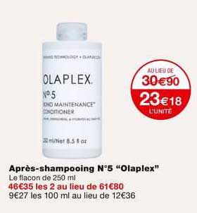 après-shampooing n°5 "olaplex"