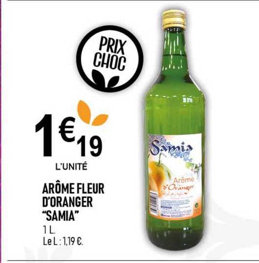 arôme fleur d'oranger "samia"