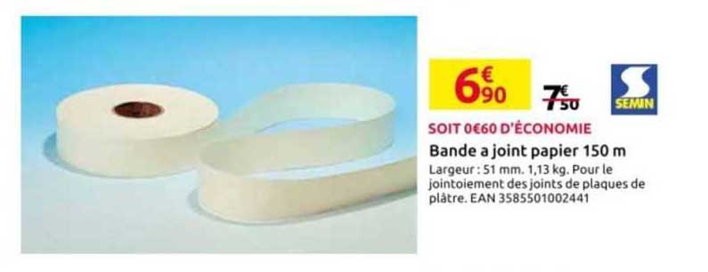 bande à joint papier 150 m semin