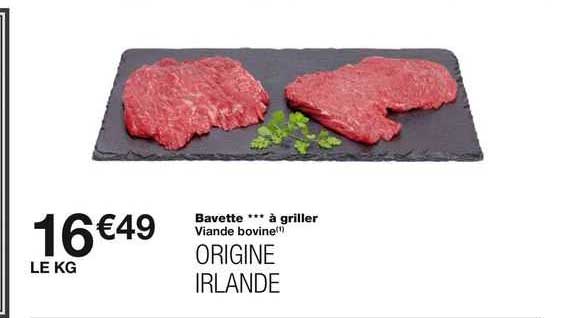 Bavette à Griller Viande Bovine