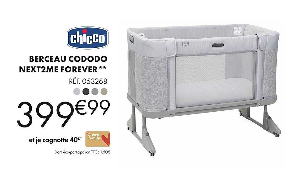 berceau cododo next 2me forever chicco