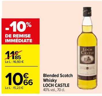 blended scotch whisky loch castle