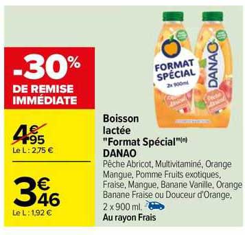 boisson lactée "format spécial" danao